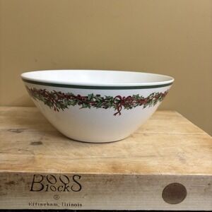 Christopher Radko Christmas Tree Holiday Celebrations Large‎ Serving Bowl 9.5"